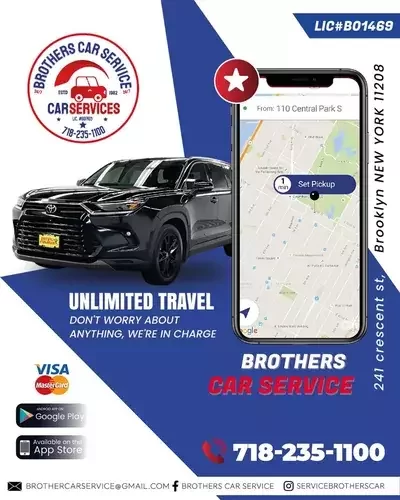 Brothers Car Service app for fast Brooklyn ride booking